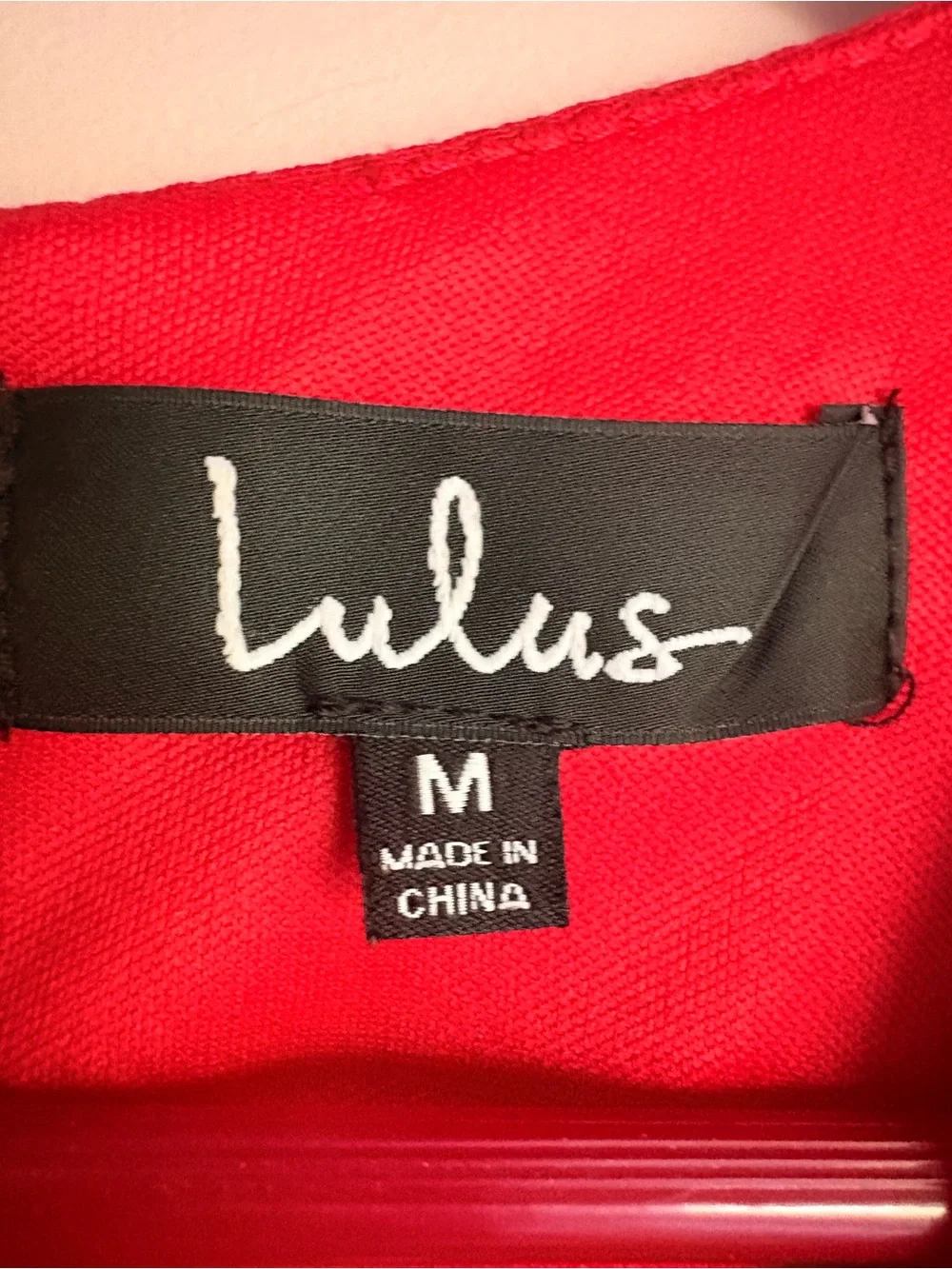 💙Lulu's Red Short Sleeve Shift Dress